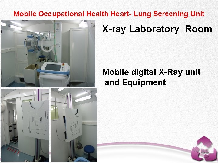 Mobile Occupational Health Heart- Lung Screening Unit X-ray Laboratory Room Mobile digital X-Ray unit