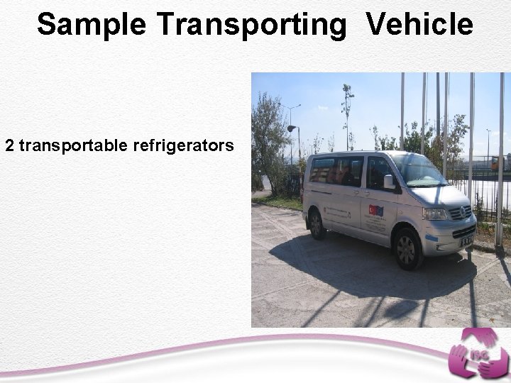 Sample Transporting Vehicle 2 transportable refrigerators 
