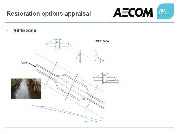 Restoration options appraisal • Riffle zone 