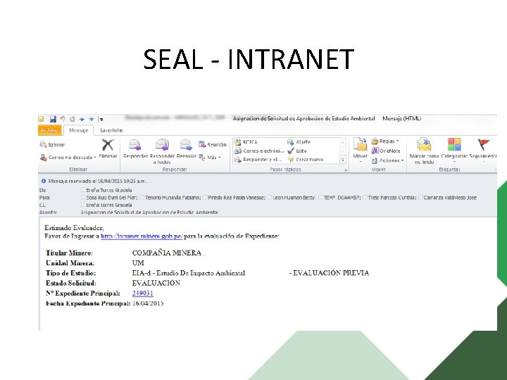 SEAL - INTRANET 