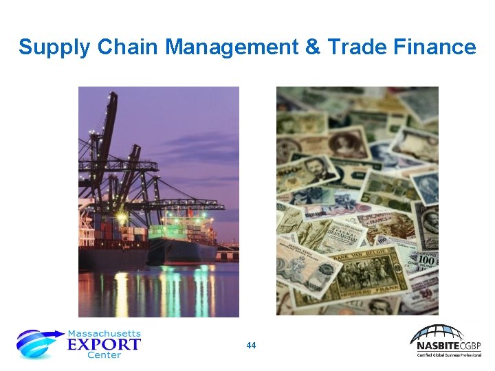 Supply Chain Management & Trade Finance 44 