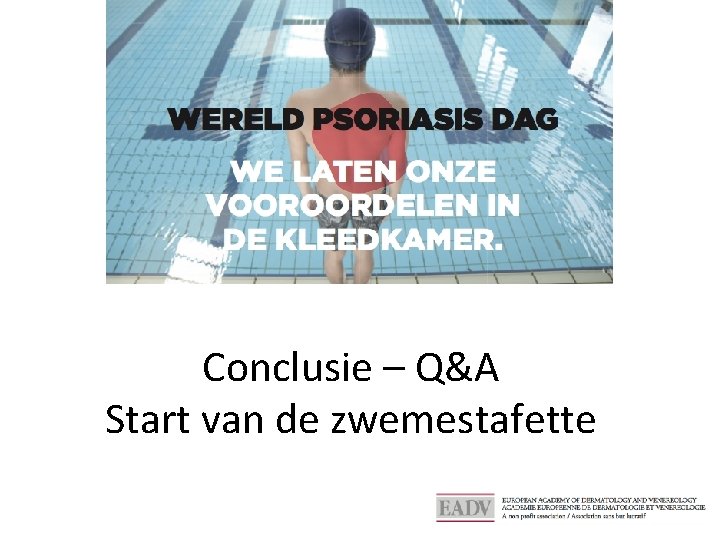 Conclusie – Q&A Start van de zwemestafette 