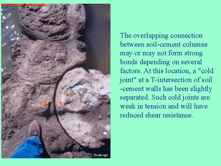 BAØI GIAÛNG A Pr. Dr. CHA U NGOÏCAÅN The overlapping connection between soil-cement columns