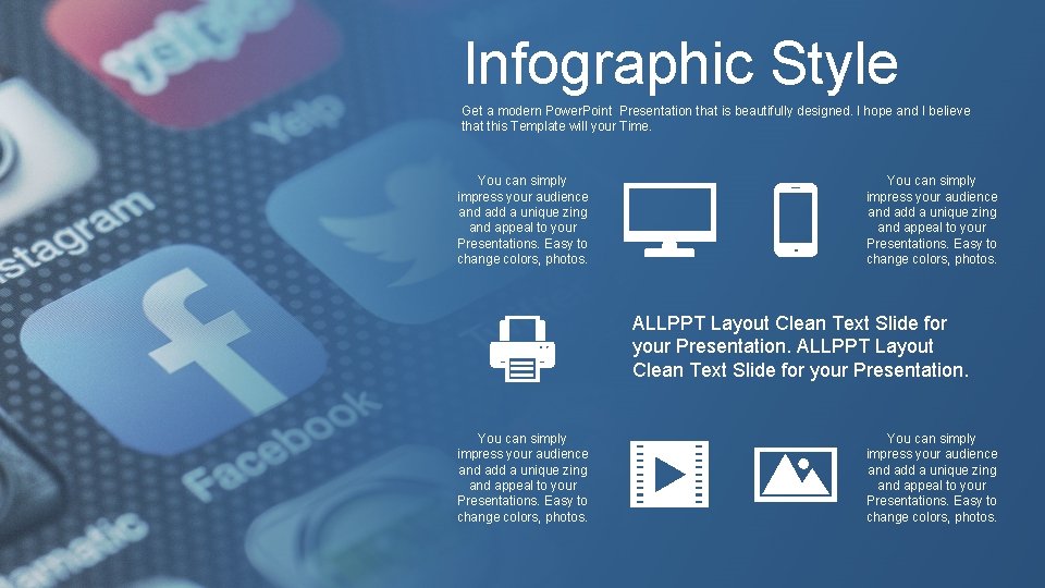 Infographic Style Get a modern Power. Point Presentation that is beautifully designed. I hope