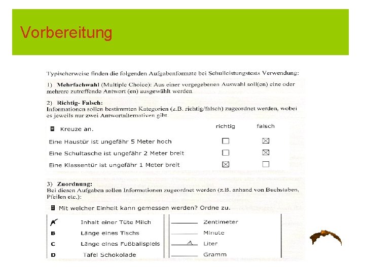Vorbereitung 