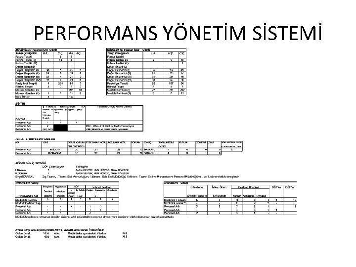 PERFORMANS YÖNETİM SİSTEMİ 