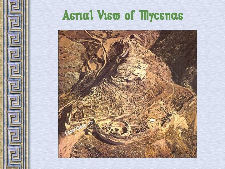 Aerial View of Mycenae 