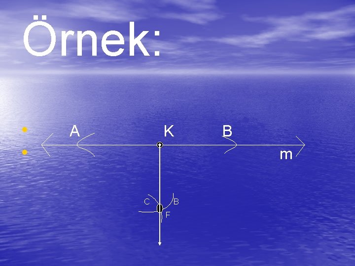 Örnek: • • A K B m C B F 