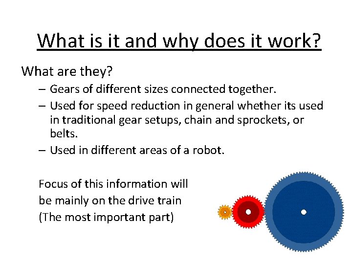 What is it and why does it work? What are they? – Gears of