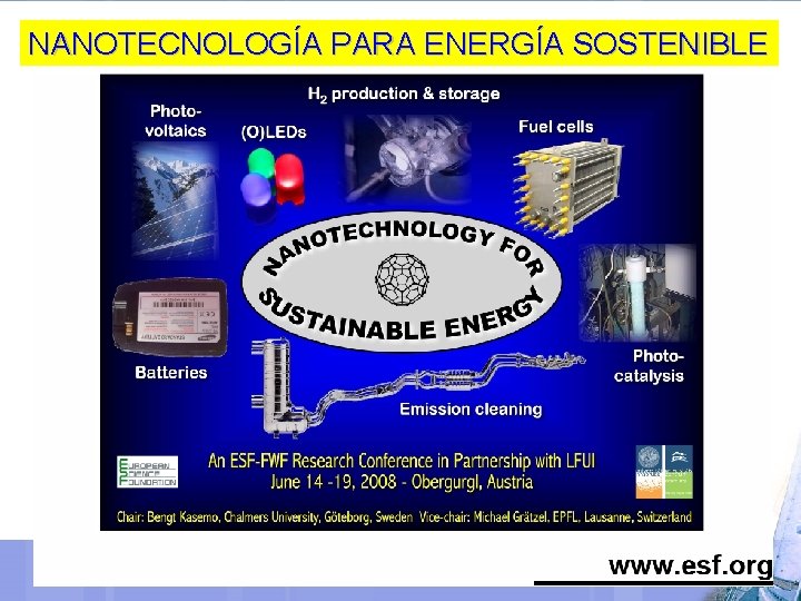 NANOTECNOLOGÍA PARA ENERGÍA SOSTENIBLE 