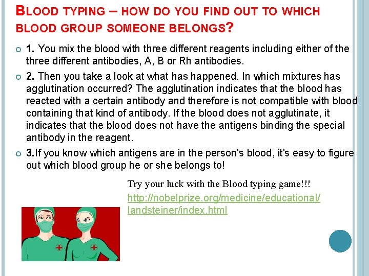 BLOOD TYPING – HOW DO YOU FIND OUT TO WHICH BLOOD GROUP SOMEONE BELONGS?