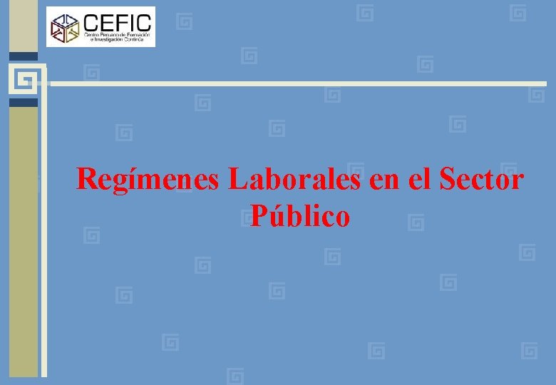 Regímenes Laborales en el Sector Público 