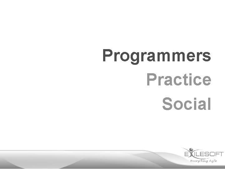 Programmers Practice Social 