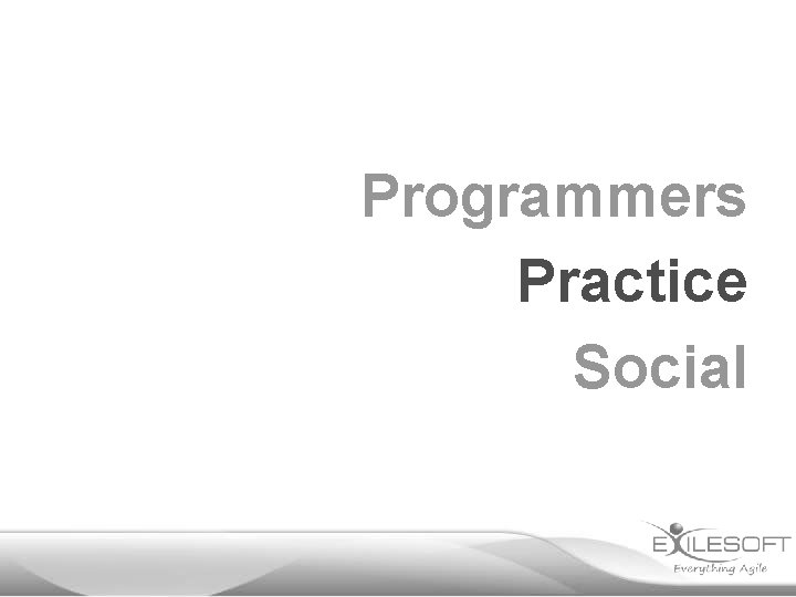 Programmers Practice Social 