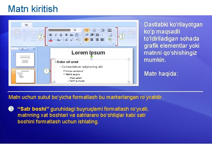 Matn kiritish Uy Lorem Ipsum Dolor sit amet Dastlabki ko‘rilayotgan ko‘p maqsadli to‘ldiriladigan sohada
