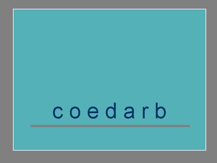 coedarb 
