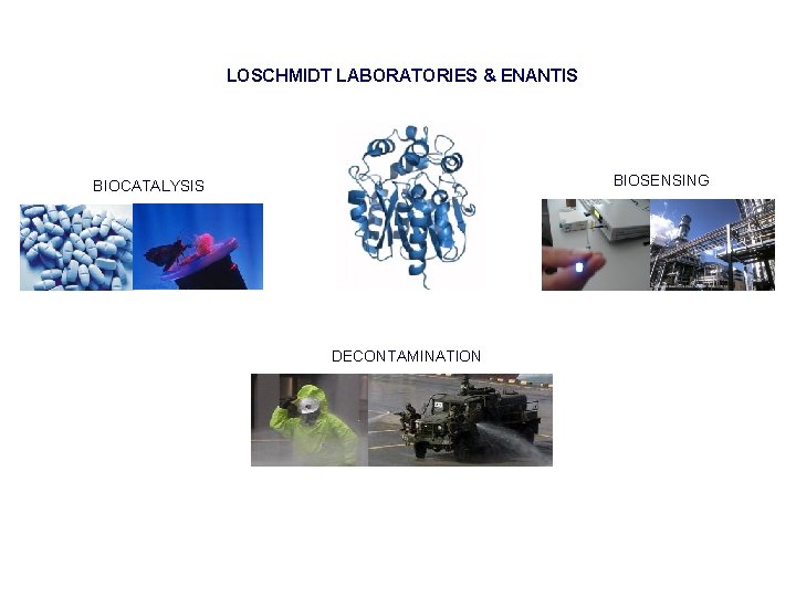 LOSCHMIDT LABORATORIES & ENANTIS BIOSENSING BIOCATALYSIS DECONTAMINATION 