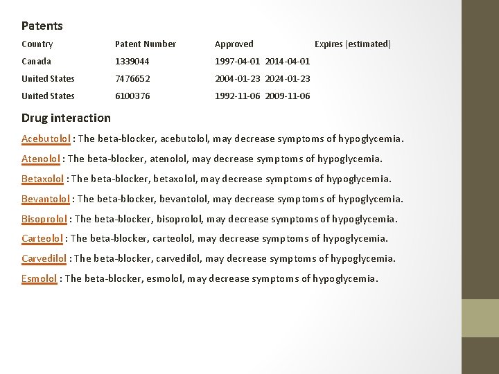 Patents Country Patent Number Approved Canada 1339044 1997 -04 -01 2014 -04 -01 United
