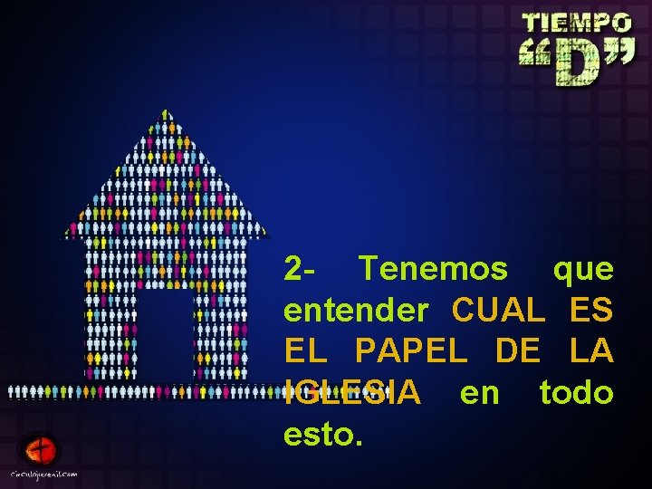 2 - Tenemos que entender CUAL ES EL PAPEL DE LA IGLESIA en todo