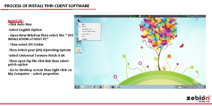 PROCESS OF INSTALL THIN CLIENT SOFTWARE Insert CD : -Click Auto Run -Select English