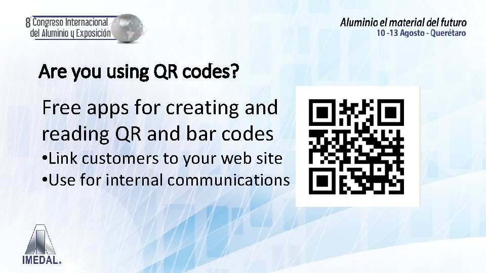 Are you using QR codes? Free apps for creating and reading QR and bar