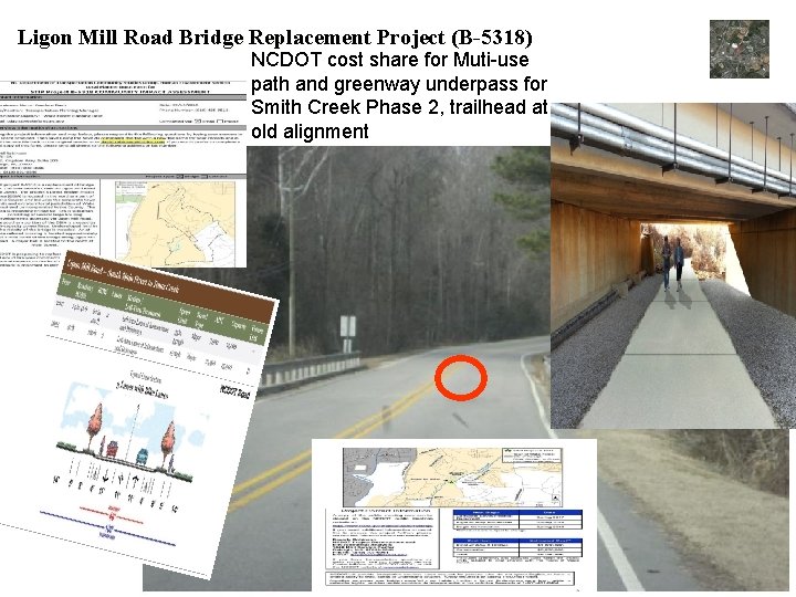 Ligon Mill Road Bridge Replacement Project (B-5318) NCDOT cost share for Muti-use path and