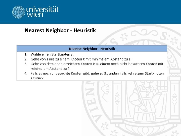 Nearest Neighbor - Heuristik 