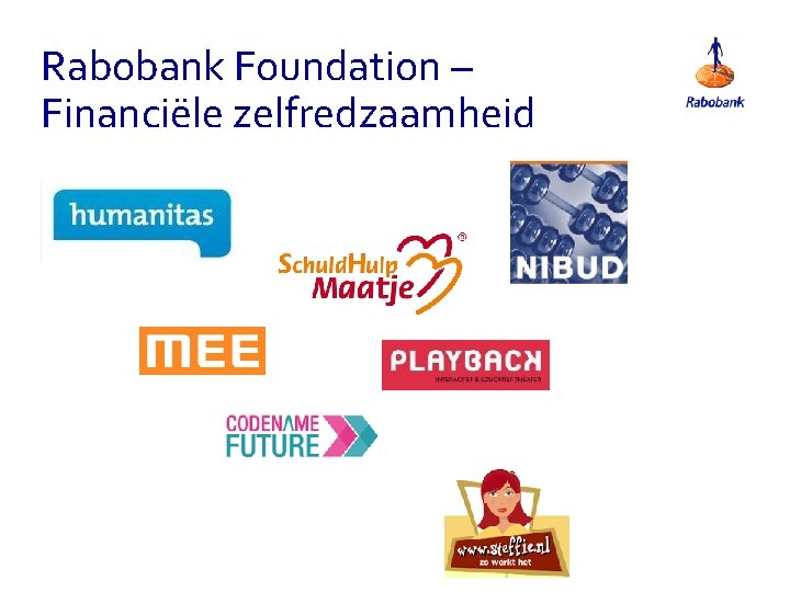 Rabobank Foundation – Financiële zelfredzaamheid 