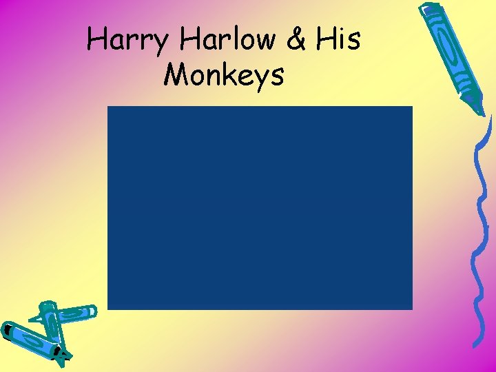 Harry Harlow & His Monkeys 