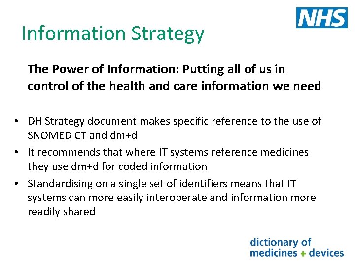 Information Strategy The Power of Information: Putting all of us in control of the
