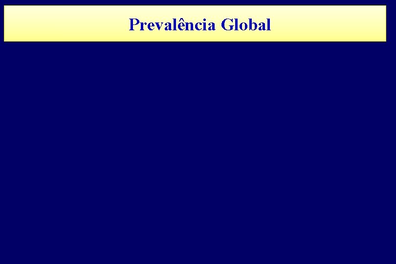 Prevalência Global 