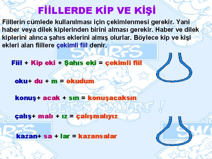 FİİLLERDE KİP VE KİŞİ Fiillerin cümlede kullanılması için çekimlenmesi gerekir. Yani haber veya dilek