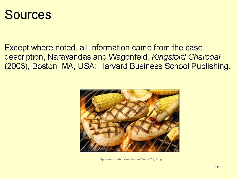 Sources Except where noted, all information came from the case description, Narayandas and Wagonfeld,