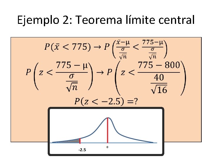 Ejemplo 2: Teorema límite central • 