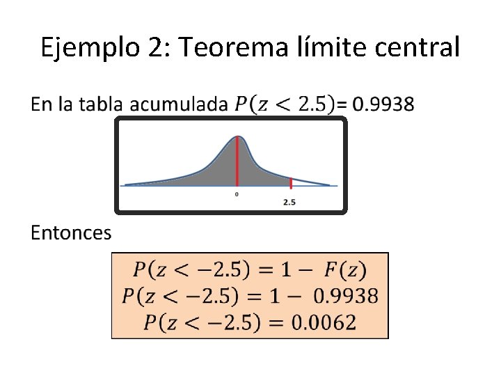 Ejemplo 2: Teorema límite central • 