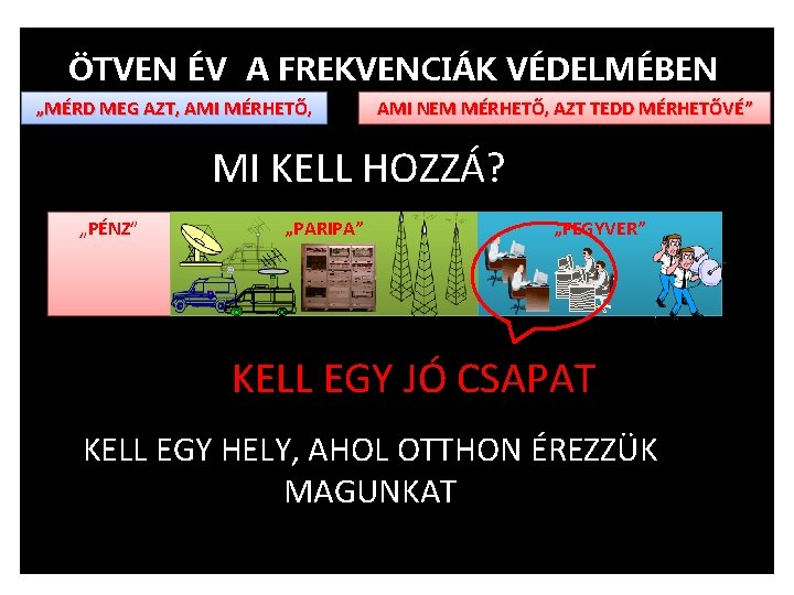 ÖTVEN ÉV A FREKVENCIÁK VÉDELMÉBEN „MÉRD MEG AZT, AMI MÉRHETŐ, AMI NEM MÉRHETŐ, AZT