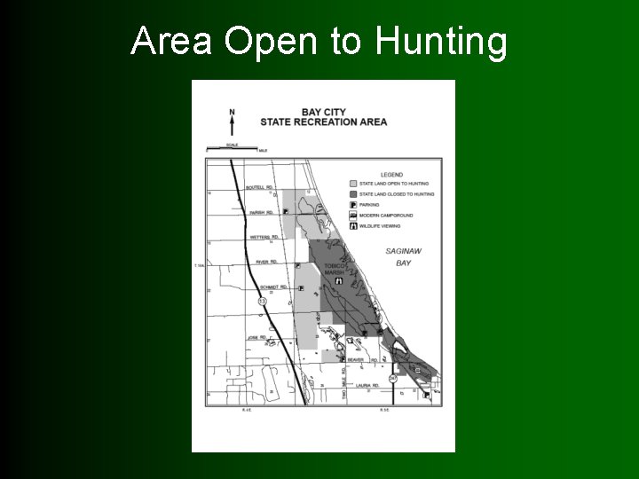 Area Open to Hunting 