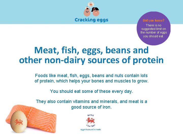 Did you know? There is no suggested limit on the number of eggs you