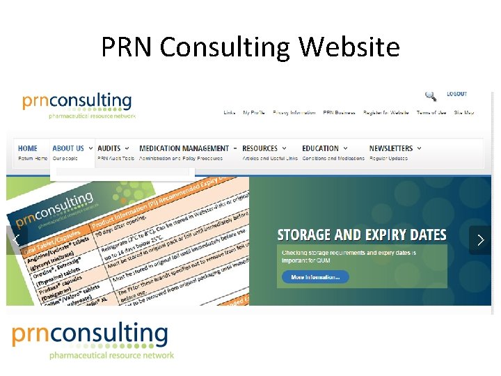 PRN Consulting Website 
