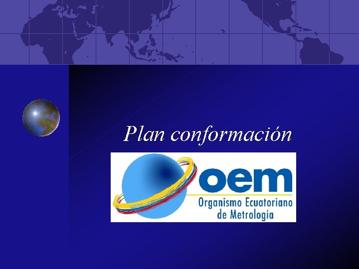 Plan conformación 