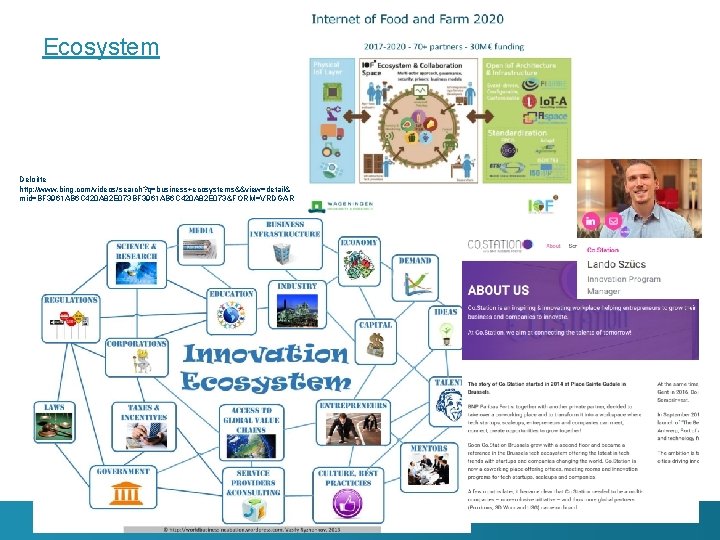 Ecosystem Deloitte http: //www. bing. com/videos/search? q=business+ecosystems&&view=detail& mid=BF 3961 AB 6 C 420 A