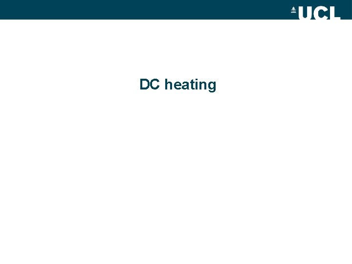 DC heating 