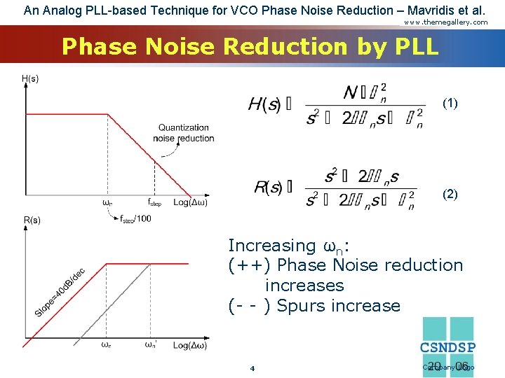 An Analog PLL-based Technique for VCO Phase Noise Reduction – Mavridis et al. www.