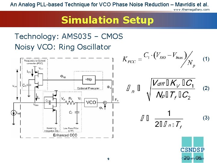 An Analog PLL-based Technique for VCO Phase Noise Reduction – Mavridis et al. www.
