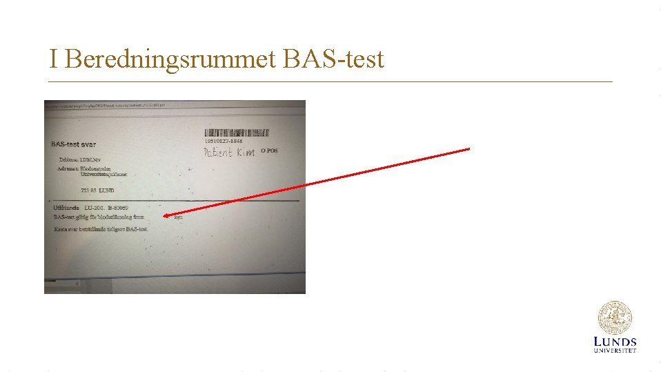 I Beredningsrummet BAS-test 