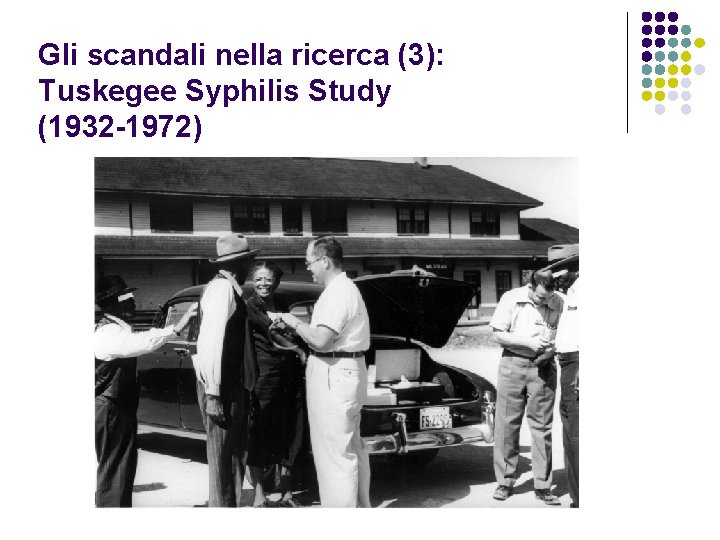 Gli scandali nella ricerca (3): Tuskegee Syphilis Study (1932 -1972) 