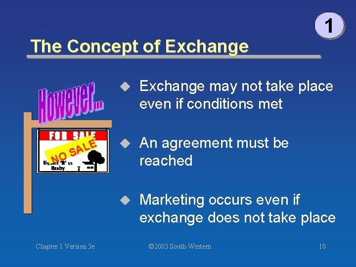 The Concept of Exchange NO LE A S Chapter 1 Version 3 e 1