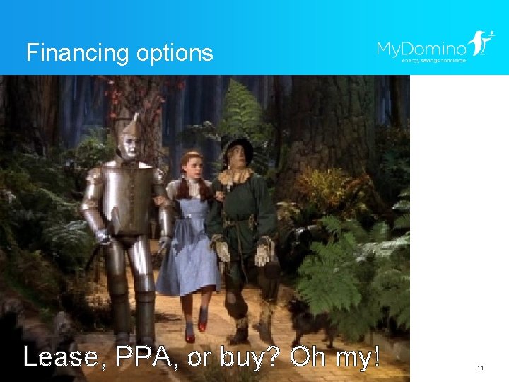 Financing options Lease, PPA, or buy? Oh my! 11 