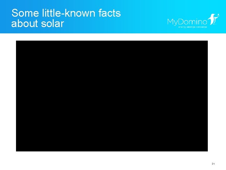 Some little-known facts about solar 31 