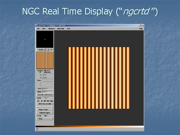 NGC Real Time Display (“ngcrtd ”) 